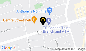 Centre Convenience Store in Vaughan map