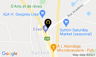Centre D'action B&eacute;n&eacute;vole Sutton in Sutton map