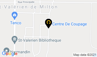 Centre De Coupage in Saint-valérien-de-milton map
