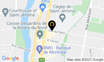 Centre De R&eacute;adaptation Le Bouclier in Saint-Jérôme map