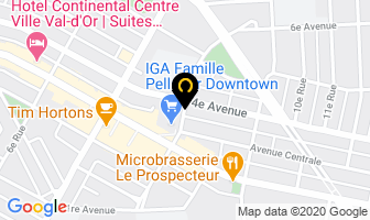 Centre D&eacute;fi in Val-d'Or map