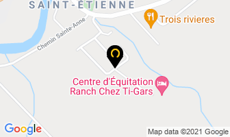 Centre D'&eacute;quitation Ranch Chez Ti-Gars in Levis map