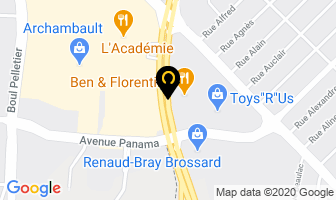 Centre Dentaire Michel Demers in Brossard map
