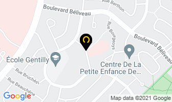 Centre D'h&eacute;bergement De Mgr-Coderre in Longueuil map