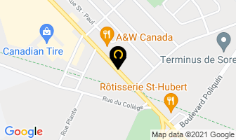 Centre D'information De Ref Et De Services in Sorel-Tracy map