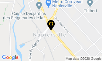 Centre Du Pneu Napierville in Napierville map