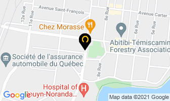 Centre Etudiants Niskamoon in Rouyn-Noranda map