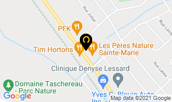 Centre Ex-Equo in Sainte-Marie map