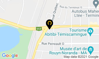 Centre Informatique Ordicom Inc in Rouyn-Noranda map