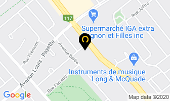 Centre Laval Autoplus in Beauharnois map