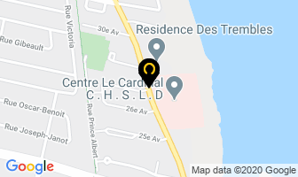 Centre Le Cardinal Inc in Montreal map