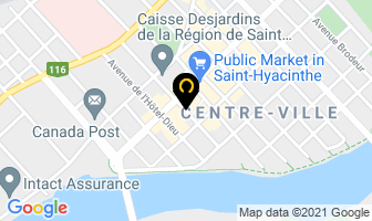Centre L'envol&eacute;e in Saint-Hyacinthe map