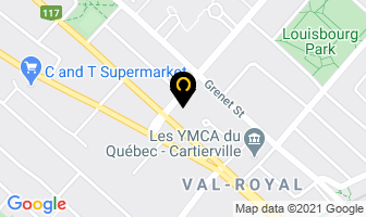 Centre Professionnel Canin in Brantford map