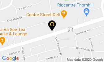 Centre Street Accounting Services in Vaughan map