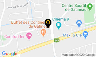 Centre Visuel Cardinal in Gatineau map