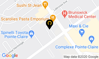 Centre Visuel Optika in Pointe-Claire map