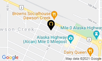 Century 21 Energy Realty Ltd in Dawson Creek map