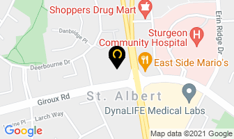 Century 21 Reward Realty in St. Albert map