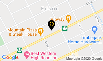 Century 21 Twin Realty in Edson map