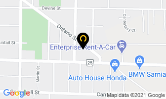Century Auto Sales in Sarnia map