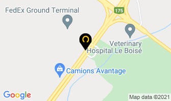 Ceradyne Canada Inc in Chicoutimi map