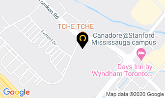 Certified Clean Air Services in Mississauga map