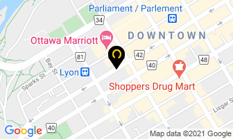 Certified Ottawa Pool Builder in Ottawa map
