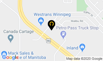 Cervus Equipment Forklifts in Winnipeg map