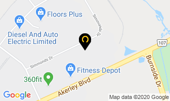 Cfc Optical Labs Inc in Dartmouth map