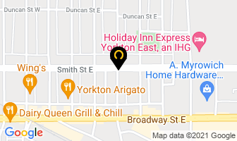 Cfgw Fm in Yorkton map
