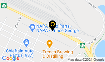 Cfi Steel Ltd in Prince George map