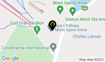 Ch&acirc;teau Mont Ste-Anne in Beaupré map