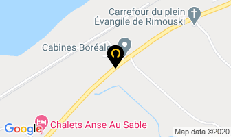 Chalet Bellevue in Rimouski map
