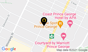 Chamber Of Commerce in Prince George map
