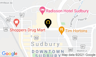 Chamber Of Commerce in Sudbury map