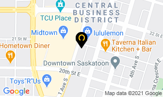 Champagne Bridal in Saskatoon map