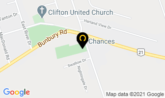 Chances Inc in Stratford map