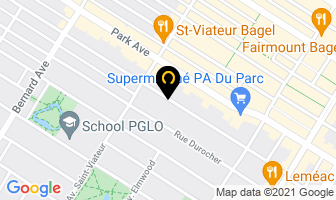 Chanina Goldfinger in Outremont map