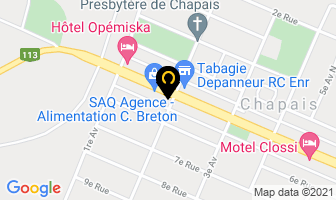 Chapais Energie in Nord-du-québec map