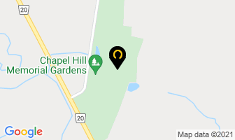 Chapel Hill Memorial Gardens in Hamilton map