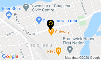 Chapleau News Depot in Ajax map