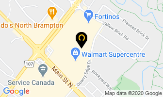 Chapters in Brampton map