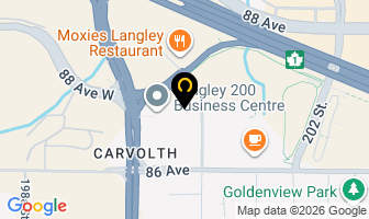 Charandeep Mortgages in Langley map