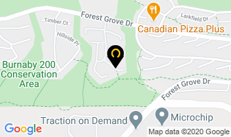 Charania Amin in Burnaby map