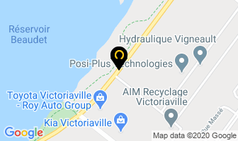 Charest International in Victoriaville map