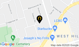 Charles Garage Doors Services in Scarborough map
