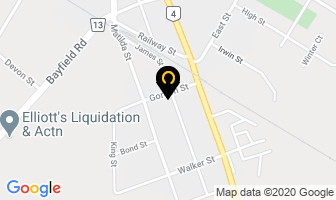 Charron Roofing in Clinton map