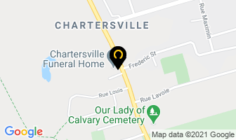 Chartersville Funeral Home Ltd in Dieppe map