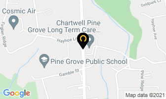 Chartwell Pine Grove Lodge in Woodbridge map
