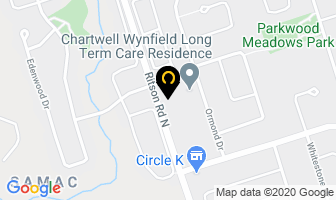 Chartwell Wynfield Retirement Residence in Oshawa map